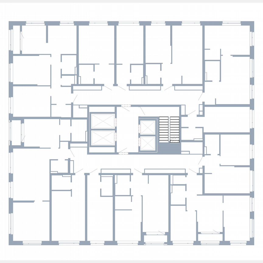 1-к. квартира, 45,9 м², 20/23 эт.