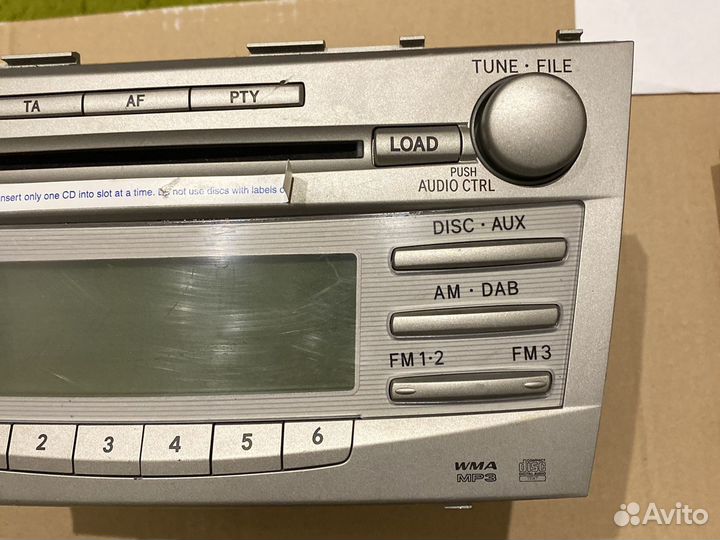 Магнитола оригинальная CD Toyota Camry V40