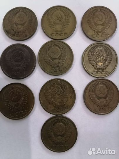 5 копеек СССР нечастые