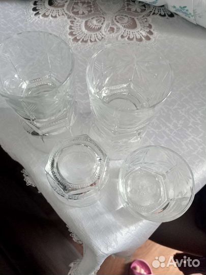 Хрустальные рюмки СССР