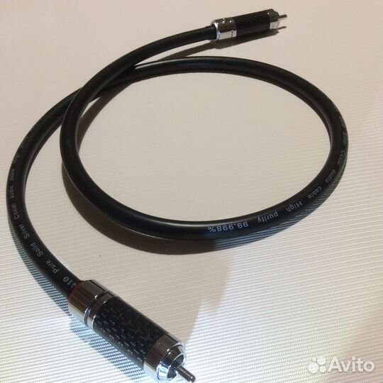 Цифровой коаксиальный кабель 80 cм (серебро)