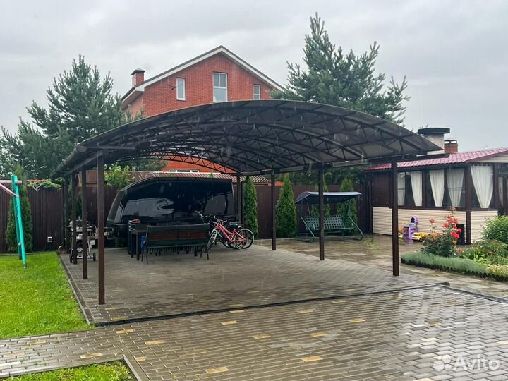 Навес под авто установка за 1-2 дня