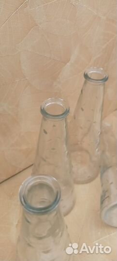 Стеклянные бутылочки. Декор. Икея