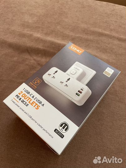 Сетевой удлинитель ldnio SC2311 (pd & qc3.0)