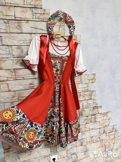 Комтюм танцевальный русский народный