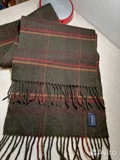 Dalness Cashmere & Wool шарф Scotland тартан