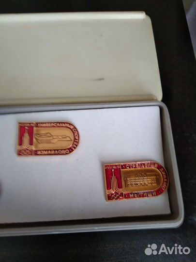 Подарочный набор значков.Олимпиада ссср,1980г