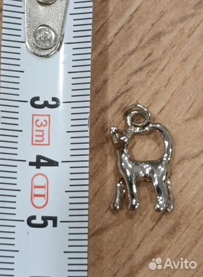 Кошка, Кулон крошечный бижутерия