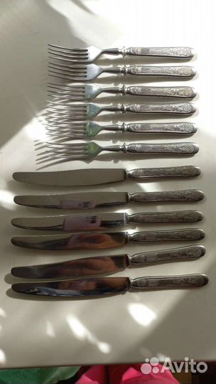 Ложки, вилки, ножи времен СССР