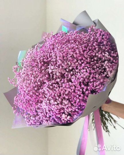 Роза цветы букеты гипсофил