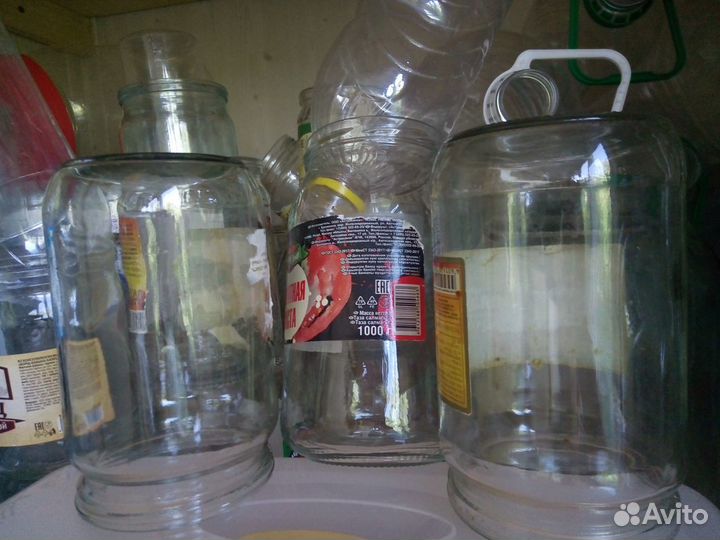 Банки стеклянные 3 литра бу