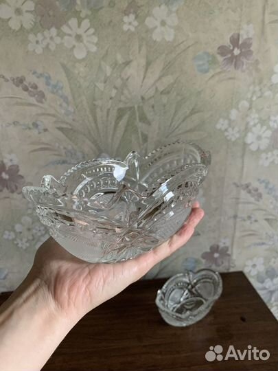 Хрустальный салатник