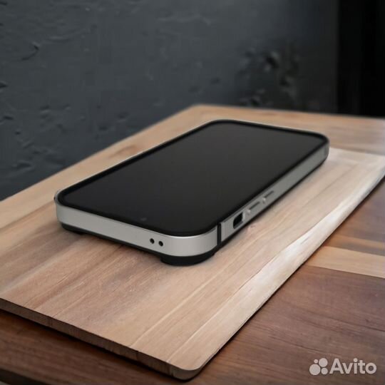 Чехол бампер iPhone серый