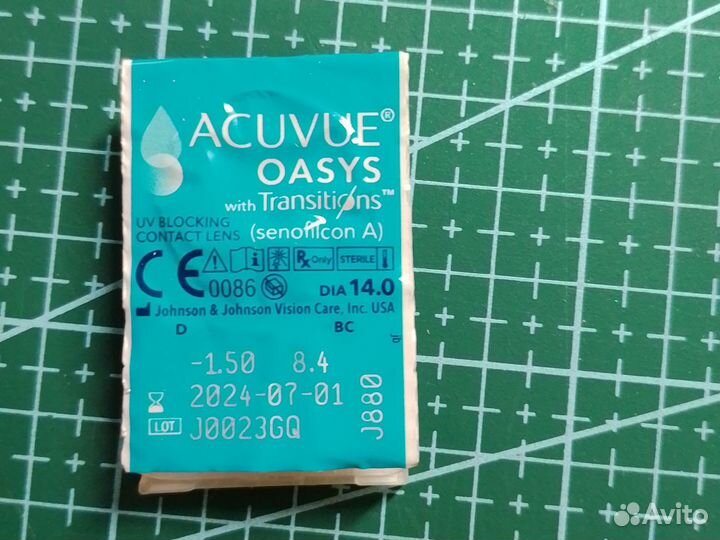 Линзы контактные acuvue oasys двухнедельные