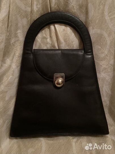 Сумка винтаж натуральная кожа Charles Jourdan