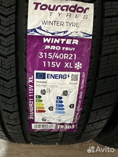 Tourador Winter Pro TSU1 275/45 R21 и 315/40 R21 113U