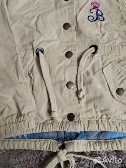 Парка на тёплую весну мальчик девочка 86-92