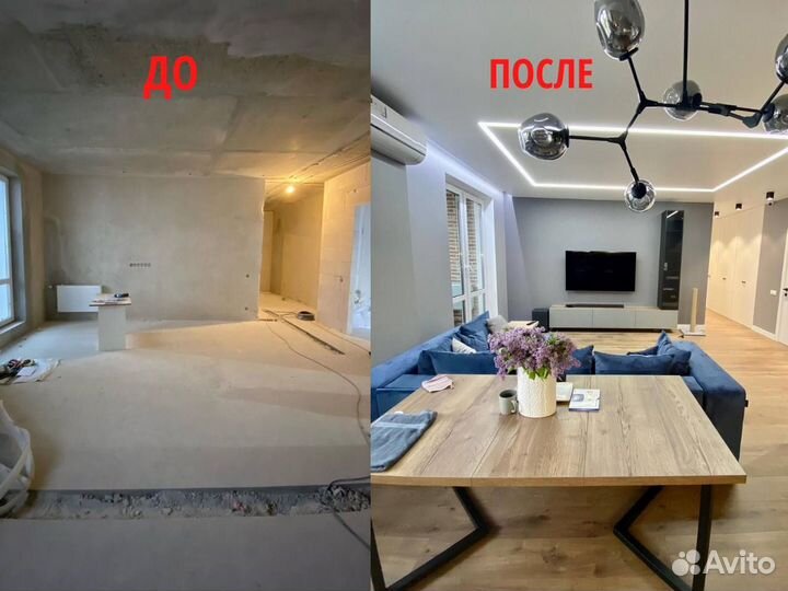 Ремонт квартир\офисов\домов под ключ. Остекление