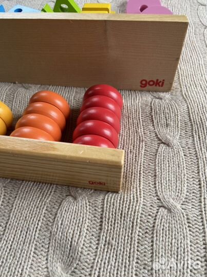 Деревянные игрушки goki, сортеры и пазлы