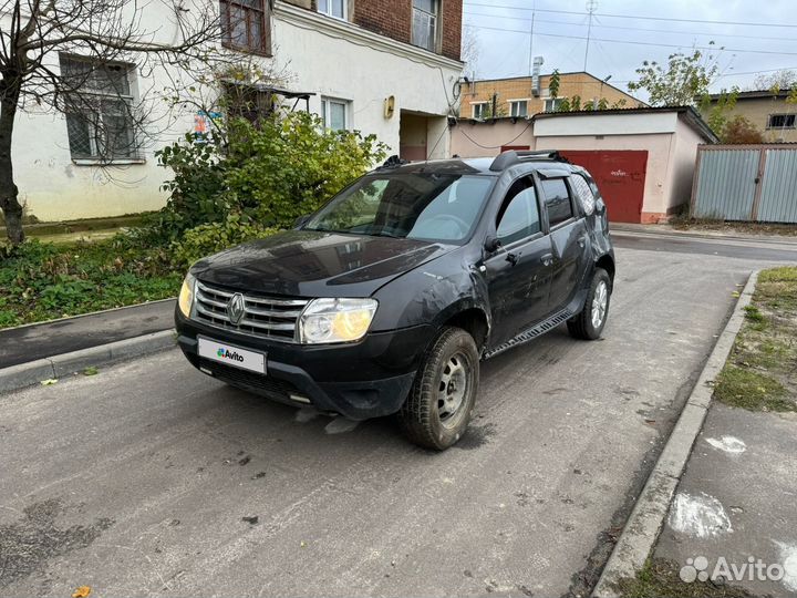 Renault Duster 1.6 МТ, 2013, битый, 222 000 км