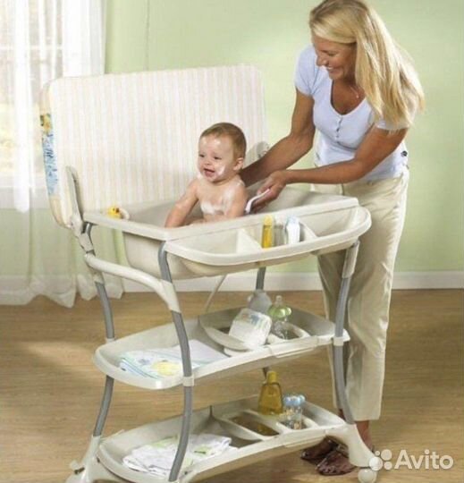 Продам детскую ванночку с пеленальным столиком CAM