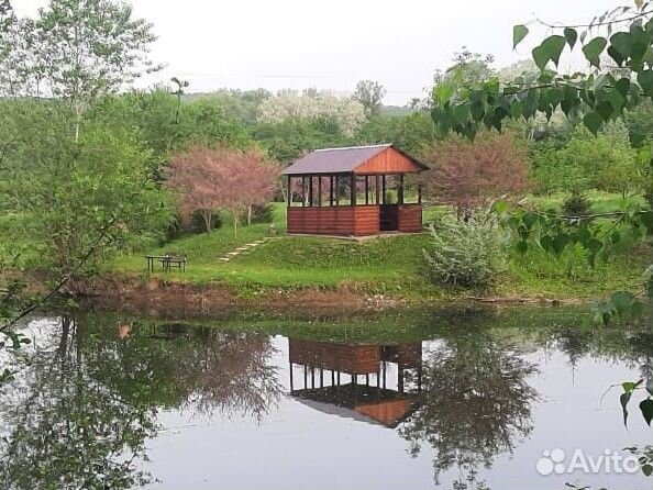 Рыбалка Апшеронский район. Беседка с мангалом