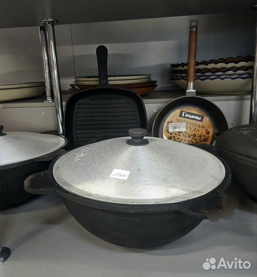 Казан чугунный 6л