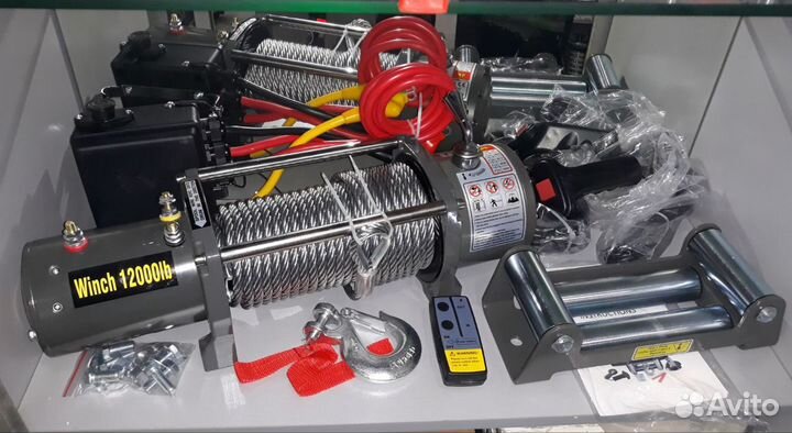 Лебедка electric winch 12000 LBS (5,5 т) кевлар