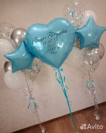 Воздушные шарики с гелием
