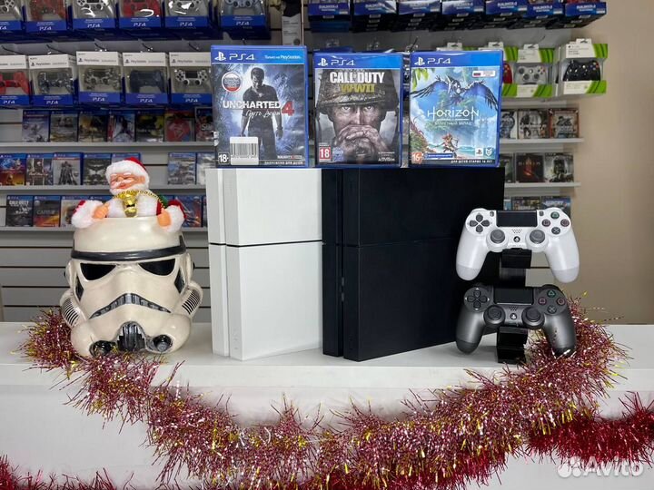 Sony PS 4 Fat + куча игр