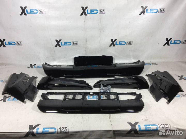 Обвес BMW X5 E70 чёрный глянец дорестайлинг