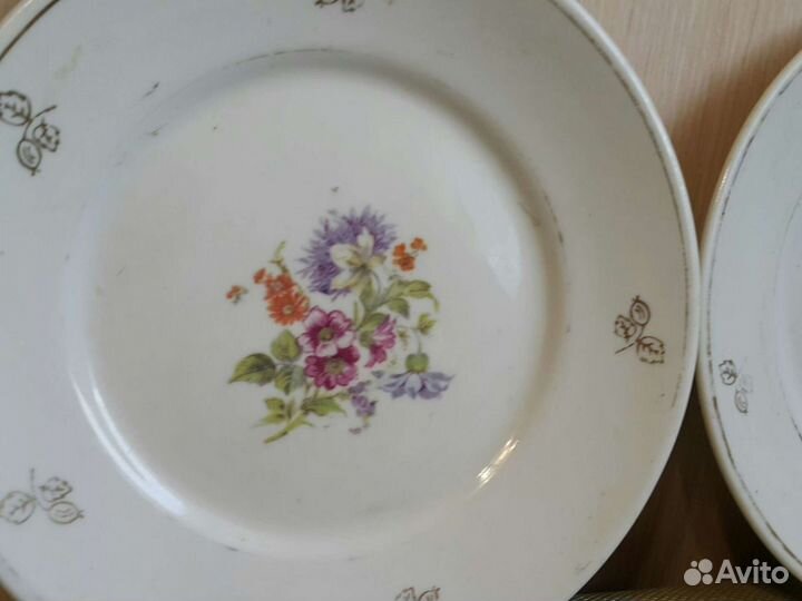 1957 год клеймо СССР тарелки ретро коллекция