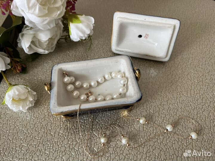 Шкатулка овечка с ягненком Дулево 1956 год СССР