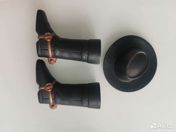 Аксессуары для куклы Кена сапоги шляпа