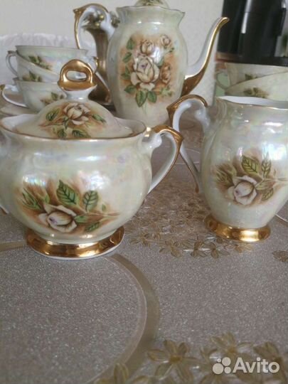 Винтажный кофейный сервиз