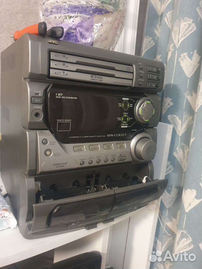 Музыкальный центр jvc mx-d302t