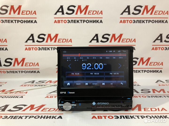 Магнитола android с выдвижным экраном