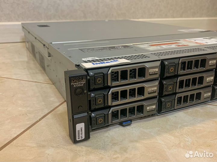 Сервер Dell R730xd 12LFF 2x E5-2667v3 16GB