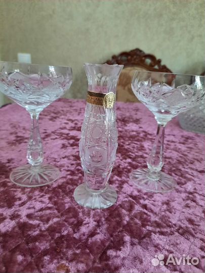 Фужеры,ваза