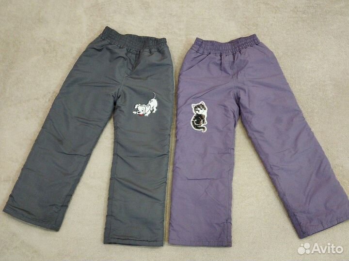 Демисезонные брючки для девочки 86-104