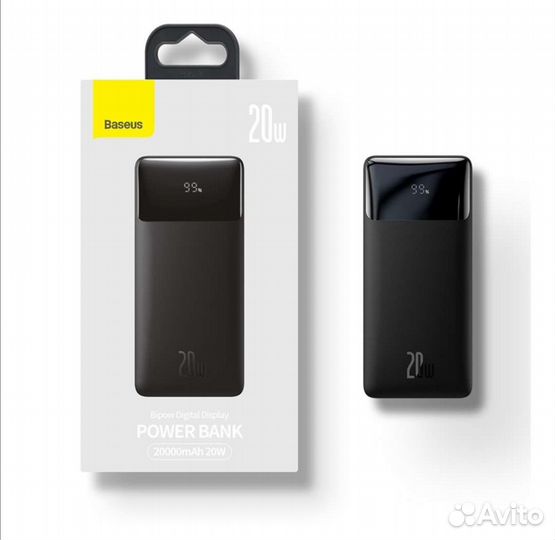 Внешний аккумулятор Baseus 20вт 30000мАч