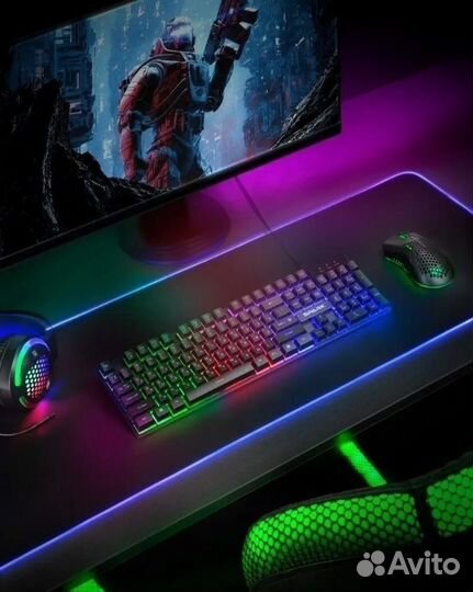 Игровая клавиатура и мышка с подсветкой (Новое )