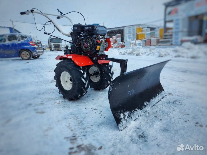 Мотоблок brait MKP 403W на больших колесах