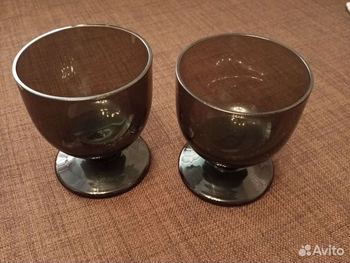 Фужеры и стаканы хрустальные