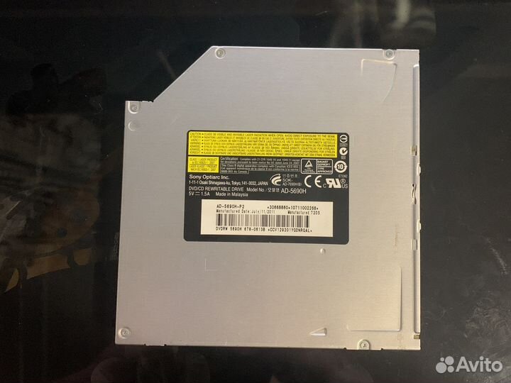 Оптический dvdrw привод Sony