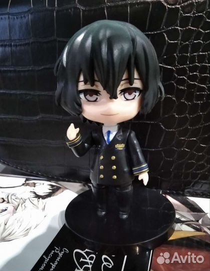 3 фигурки «Проза бродячих псов». Дазай, Ацу, Аку