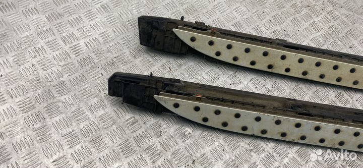 Накладка на порог наружная (комплект), BMW X3 E83 рестайлинг 2008