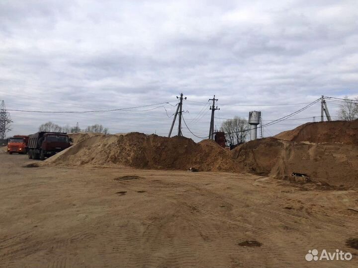 Песок карьерный доставка