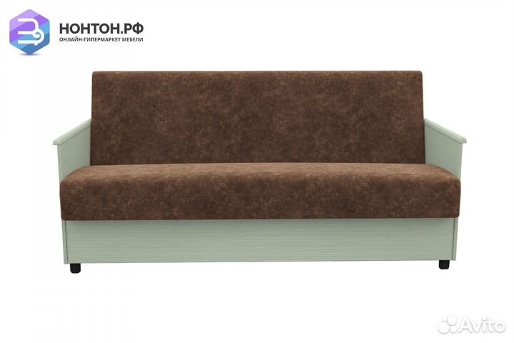 Диван книжка Вега-Ламино коричневый