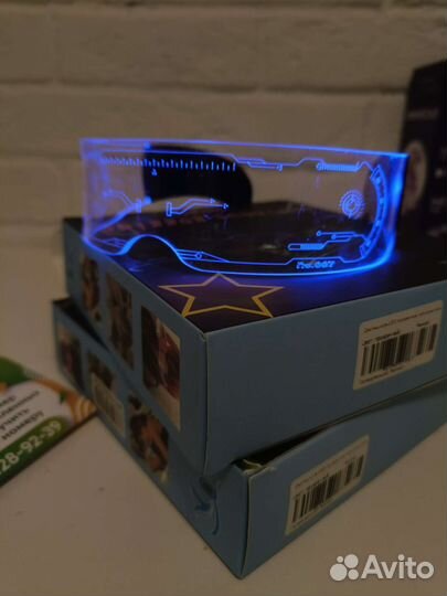 Очки неоновые светящиеся